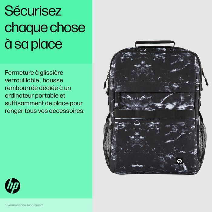 HP Campus XL Marble Stone Backpack - Mochila Antirrobo con Cremallera Bloqueable y Material Repelente al Agua 7 HP Campus XL Marble Stone Backpack - Mochila Antirrobo con Cremallera Bloqueable y Material Repelente al Agua 7