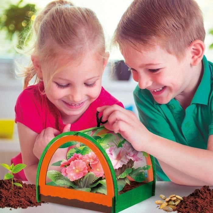 Lisciani Giochi LIS8008324105007 I'M A GENIUS POCKET - Kit Científico Descubrimiento Botánico, Invernadero Miniatura y Experimentos 3