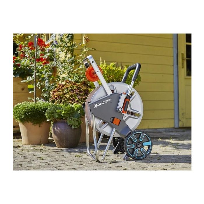 Gardena Schlauchwagen CleverRoll M Easy Metall Set 3 Gardena Schlauchwagen CleverRoll M Easy Metall Set 3