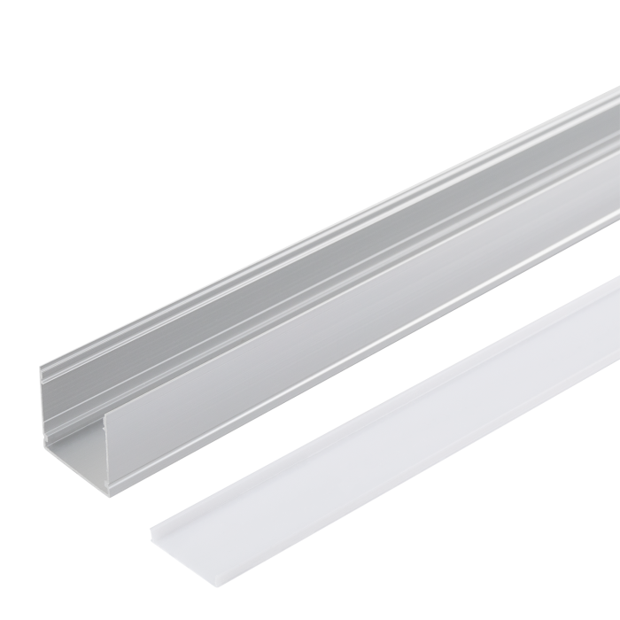 Perfil Para Tiras LED 2 metros -Difusor Opal 1 Perfil Para Tiras LED 2 metros -Difusor Opal 1