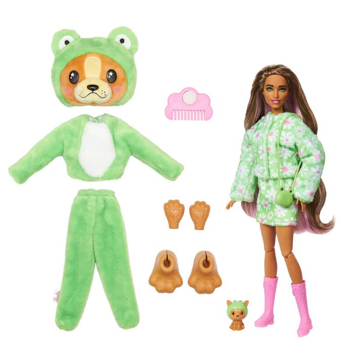 Barbie Cutie Reveal Disfraces Perro Rana Hrk24 Mattel 2