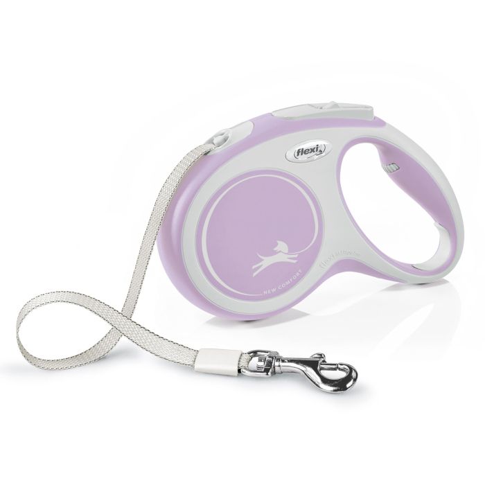 Correa Flexi New Comfort M Cinta 5M Rosa 3 Correa Flexi New Comfort M Cinta 5M Rosa 3