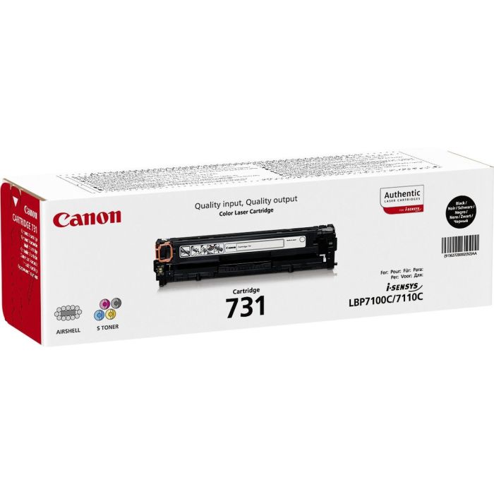 Canon LBP7100CN/7110CW MF8230CN Toner Negro 731BK 1.400 paginas 1