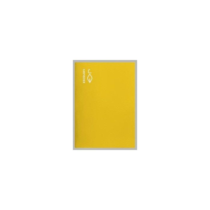 Libreta Escolofi 4º 50H Cuadric.5X5 70G Amarillo 10 unidades