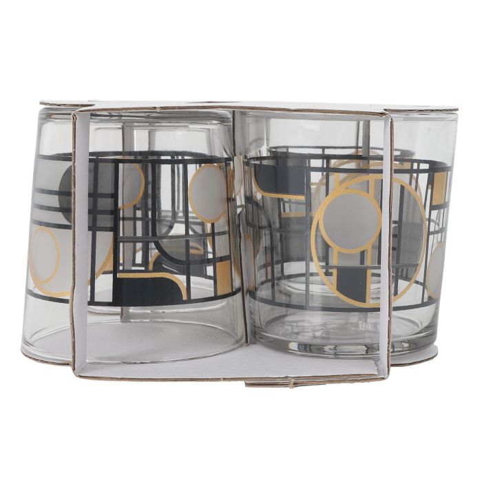 Set de 4 Vasos Pinta 340 cc Abstracto LAV (6 Cajas) 2 Set de 4 Vasos Pinta 340 cc Abstracto LAV (6 Cajas) 2