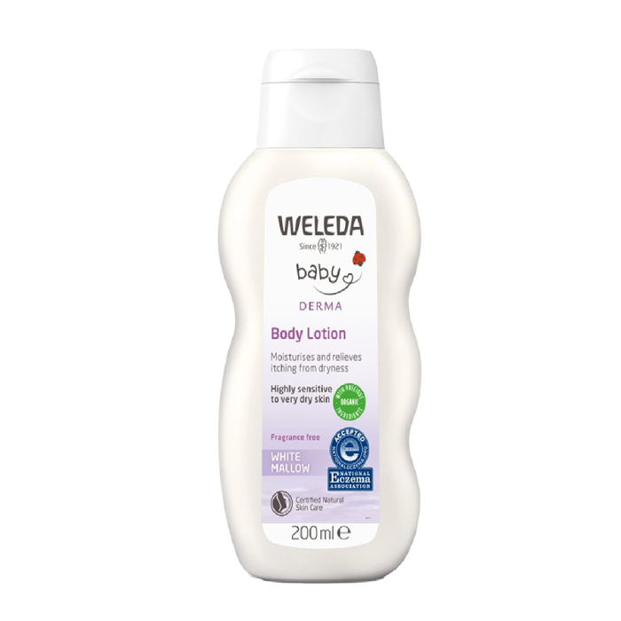 Weleda White Mallow Body Lotion Fragrance Free 200 mL