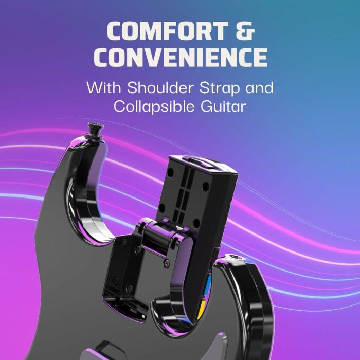 PDP PDP1717631038530 Riffmaster Guitarra Inalámbrica para Xbox Series X|S, Xbox One y PC - Negra 4