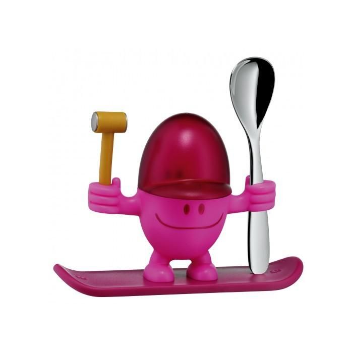 WMF 0616687400 McEgg Eierbecher mit Löffel, pink 0 WMF 0616687400 McEgg Eierbecher mit Löffel, pink 0