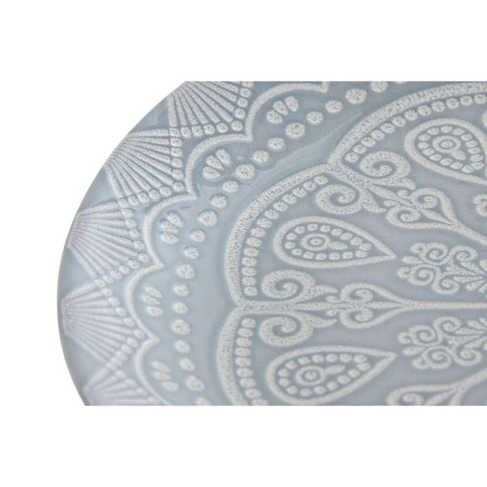 Plato Arabe DKD Home Decor Azul 27 x 2.8 x 27 cm Set de 4 4 Plato Arabe DKD Home Decor Azul 27 x 2.8 x 27 cm Set de 4 4