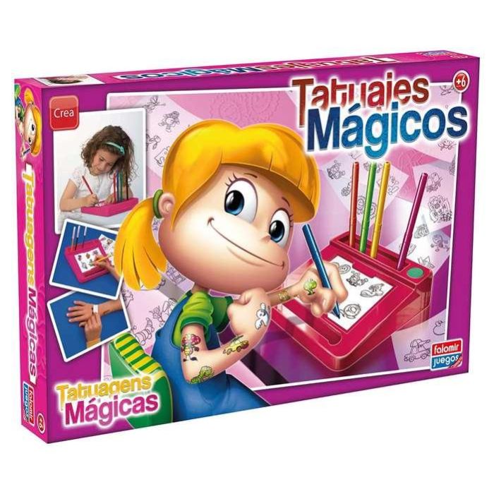 Juego tatuajes magicos rosa 112 tatuajes 2 Juego tatuajes magicos rosa 112 tatuajes 2
