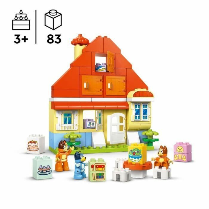 Lego 10459 DUPLO Casa Familiar de Bluey y Juego de Memoria - Juguete de Construcción Creativo para Niños de 3 Años 11