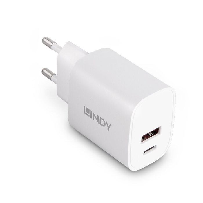Lindy Cargador USB 20W Tipo A y C 2