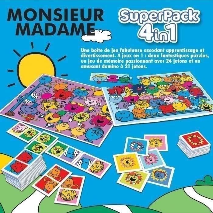 Educa EDU8412668194038 Superpack Monsieur Madame - Conjunto de 2 juegos educativos Educa EDU8412668194038 Superpack Monsieur Madame - Conjunto de 2 juegos educativos