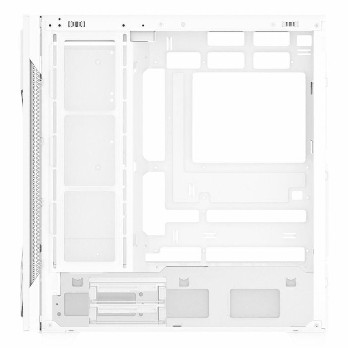 XPG STARKER AIR BTF Midi Tower Caja PC Gaming Panel Perforado con 4 Ventiladores ARGB, Compatible ATX Conector Inverso, Blanco 4