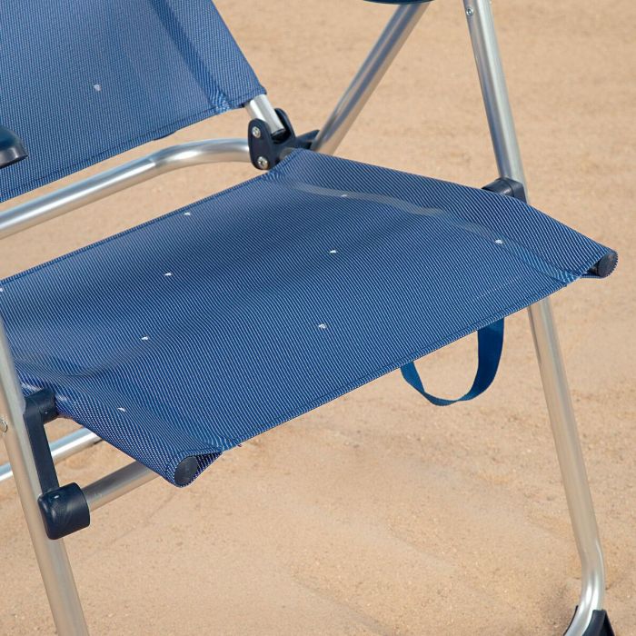 Silla de Playa Aktive 48 x 110 x 65 cm (2 Unidades) 2 Silla de Playa Aktive 48 x 110 x 65 cm (2 Unidades) 2