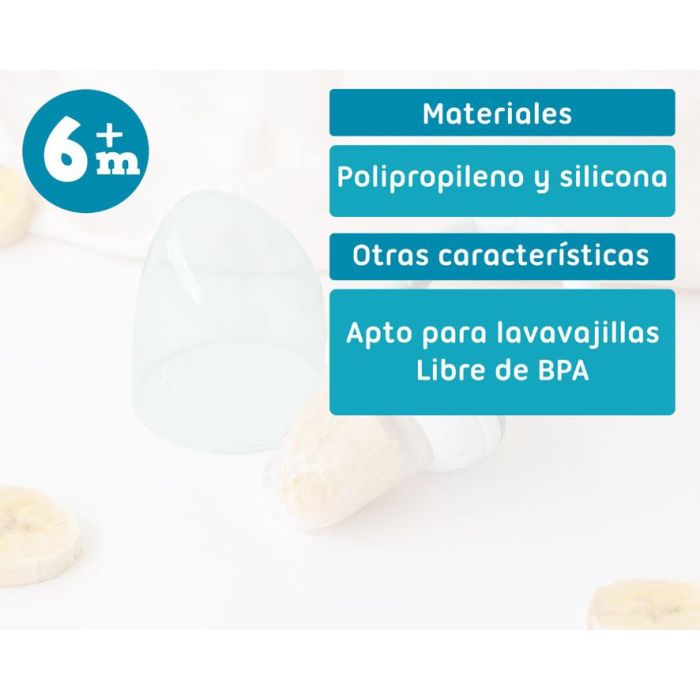 KioKids Alimentador Antiahogo Silicone Red para Niños +6 Meses Color Salvia 4