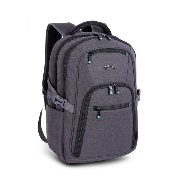 Mochila para Portátil Urban Factory HTE15UF Gris 1 Mochila para Portátil Urban Factory HTE15UF Gris 1