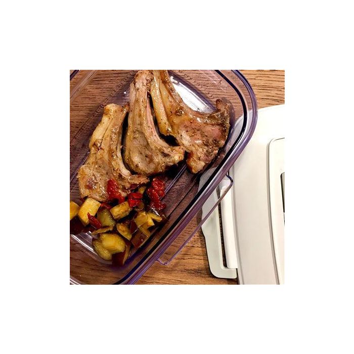 Magic Vac ACO1092 Recipiente Rectangular 1.5L para Envasado al Vacío 18 Magic Vac ACO1092 Recipiente Rectangular 1.5L para Envasado al Vacío 18