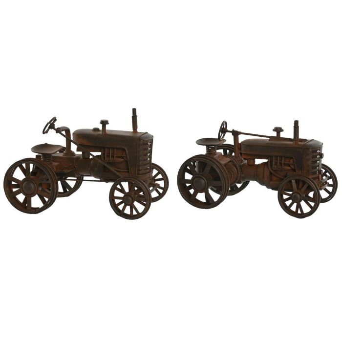 Vehiculo Decoracion Vintage DKD Home Decor Bronce 14 x 17.5 x 26 cm (2 Unidades)