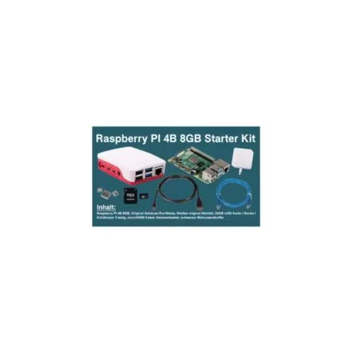 Raspberry Pi RASPBERRY PI4B - 8GB - FULL KIT WITH RED / WHITE HOUSING Raspberry Pi RASPBERRY PI4B - 8GB - FULL KIT WITH RED / WHITE HOUSING