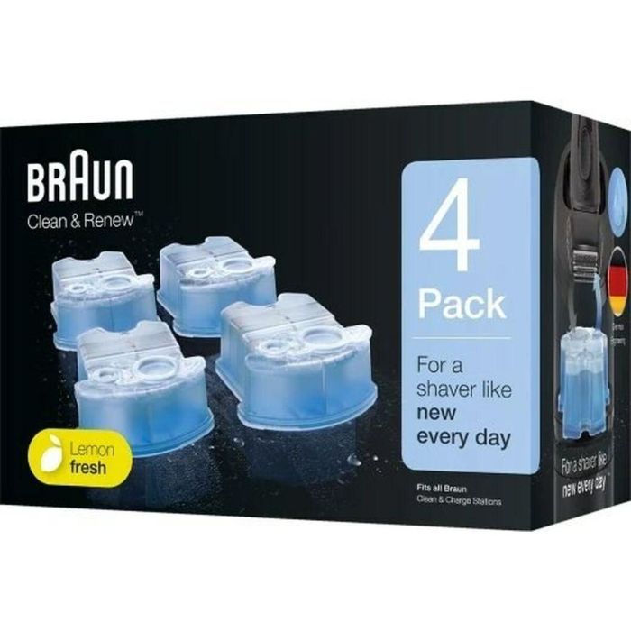 Braun Cartucho de limpieza CCR4 Clean & Renew para estación SmartCare Paquete de 4 0 Braun Cartucho de limpieza CCR4 Clean & Renew para estación SmartCare Paquete de 4 0