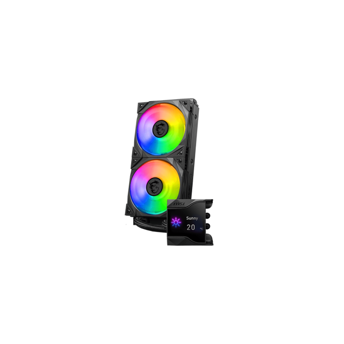 MSI MPG CORELIQUID D240 Kit de Refrigeración Líquida para Procesador, Negro, 2 Ventiladores, Compatible con LGA 1150/1151/1155/1156/1200/1700, AM4/AM5, TR4/sTRX4, 936-6A1611-003 3 MSI MPG CORELIQUID D240 Kit de Refrigeración Líquida para Procesador, Negro, 2 Ventiladores, Compatible con LGA 1150/1151/1155/1156/1200/1700, AM4/AM5, TR4/sTRX4, 936-6A1611-003 3
