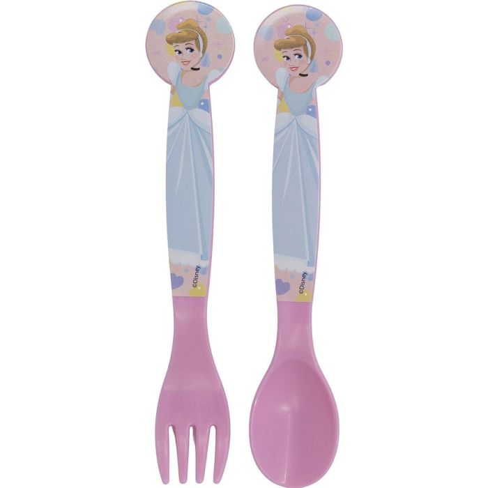 Disney CZ11398 Juego de Cubiertos 2 Piezas Princesas para Niños +4 años, Puntas Redondeadas, Libre de BPA 3 Disney CZ11398 Juego de Cubiertos 2 Piezas Princesas para Niños +4 años, Puntas Redondeadas, Libre de BPA 3
