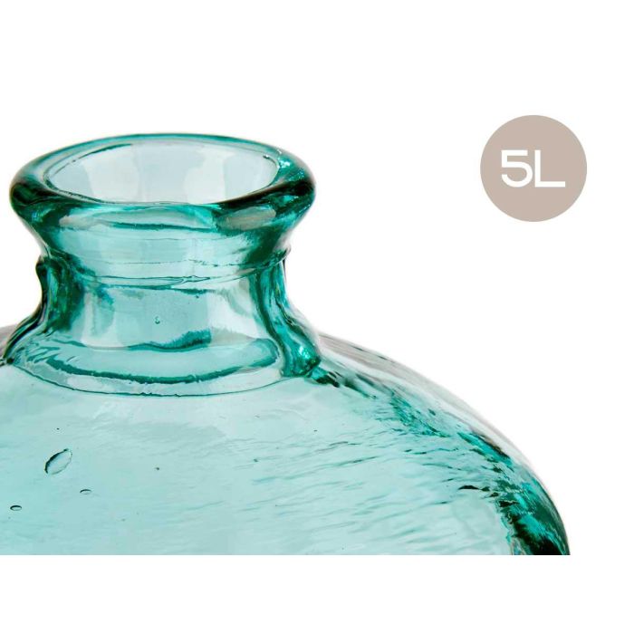 Botella Decorativa Vidrio Primavera 5L Giftdecor 19X30CM (2 Unidades) 2 Botella Decorativa Vidrio Primavera 5L Giftdecor 19X30CM (2 Unidades) 2
