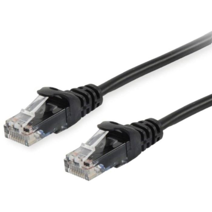 Equip Patchkabel Cat6 U/UTP 2xRJ45 1.50m schwarz Polybeutel