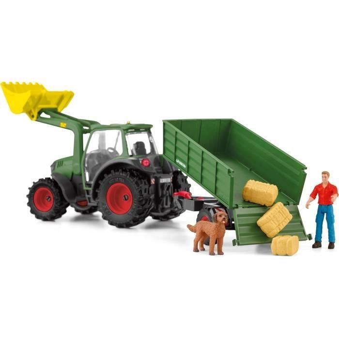 Schleich SCH42608 Tractor con Remolque Farm World 3 Schleich SCH42608 Tractor con Remolque Farm World 3