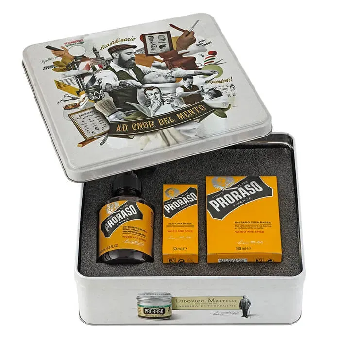 Proraso Estuche Cuidado de Barba Línea Wood & Spice