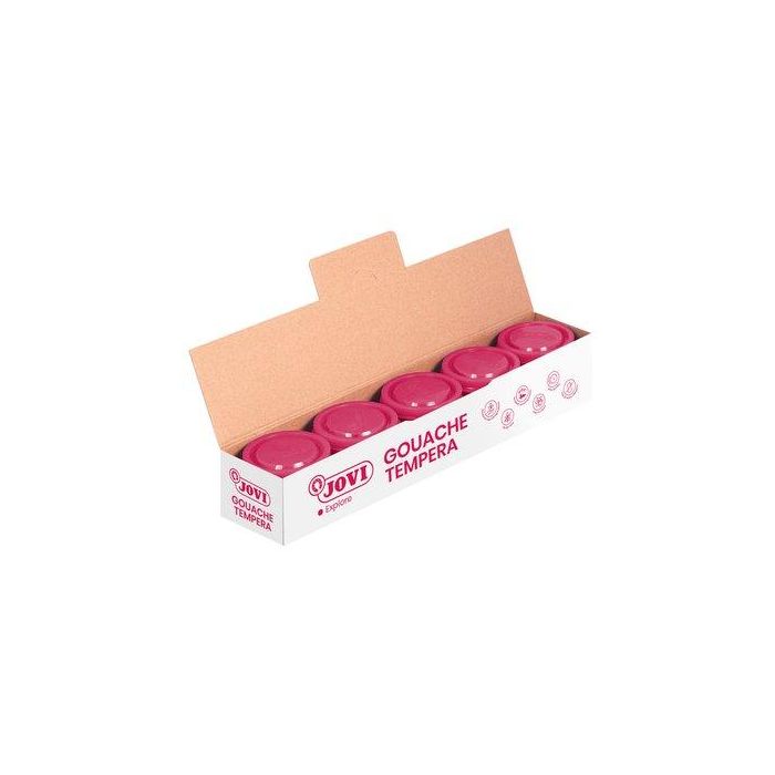 Jovi Témpera Escolar Estuche 5 Botes Magenta 35 mL