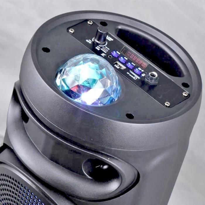 INOVALLEY KA02 BOWL - Altavoz de luz Bluetooth 400W - Función Karaoke - Bola caleidoscopio LED multicolor - Puerto USB, Micro-SD 1 INOVALLEY KA02 BOWL - Altavoz de luz Bluetooth 400W - Función Karaoke - Bola caleidoscopio LED multicolor - Puerto USB, Micro-SD 1