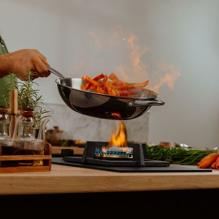 Placa de Gas Cecotec Bolero Squad G 1800S Eternal Nano Glass 5600 W 29 x 50 cm