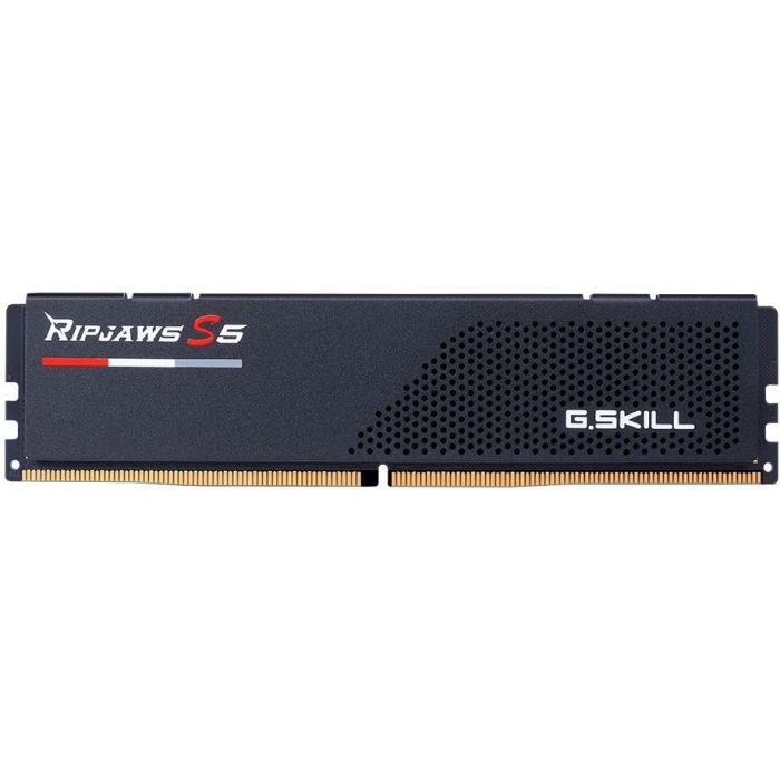 G.Skill F5-6000J3040F16GX2-RS5K 32GB (2x16GB) DDR5 PC6000 CL30 Dual-Kit Ripjaws S5 Negro para Intel XMP 3.0 0 G.Skill F5-6000J3040F16GX2-RS5K 32GB (2x16GB) DDR5 PC6000 CL30 Dual-Kit Ripjaws S5 Negro para Intel XMP 3.0 0