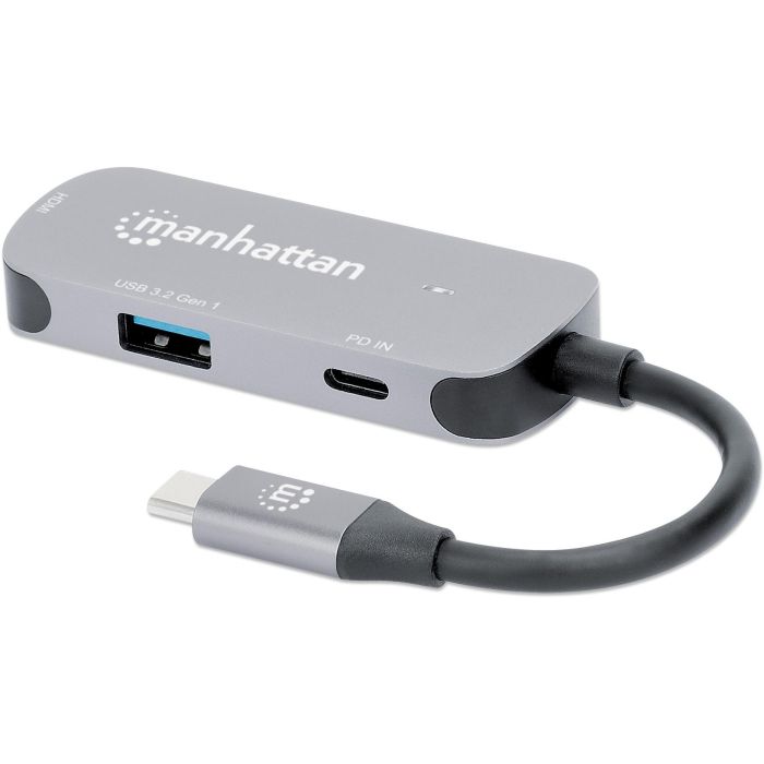 MANHATTAN 3-in-1 Dock USB-A/USB-C PD 4K60 HDMI USB USB-C PD 1 MANHATTAN 3-in-1 Dock USB-A/USB-C PD 4K60 HDMI USB USB-C PD 1
