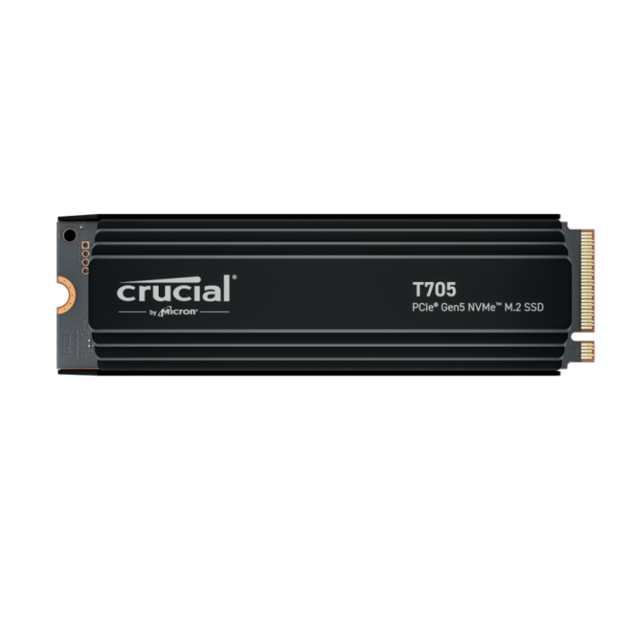 Crucial CT2000T705SSD5 Disco Duro Interno Solido SSD 2TB M.2 NVMe PCIe 5.0 14500MB/s Lectura 12700MB/s Escritura