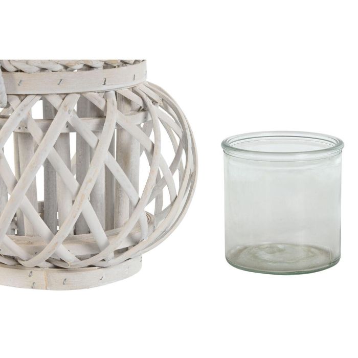 Portavela Shabby DKD Home Decor Blanco 23 x 18 x 23 cm 1 Portavela Shabby DKD Home Decor Blanco 23 x 18 x 23 cm 1