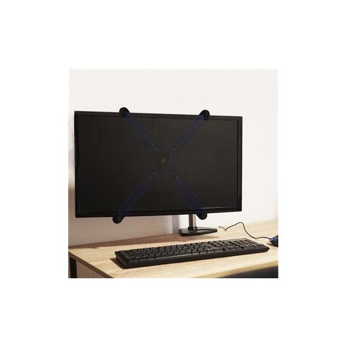 Elbe SM-CLIP Adaptador de Sujeción para Monitores No VESA hasta 27 Pulgadas y 5kg, Compatible con Brazos Soporte 3