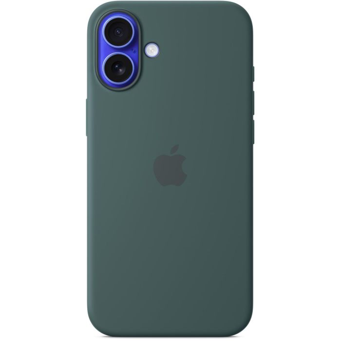 Apple Funda de Silicona con MagSafe para iPhone 16 Plus - Verde Lago 0 Apple Funda de Silicona con MagSafe para iPhone 16 Plus - Verde Lago 0