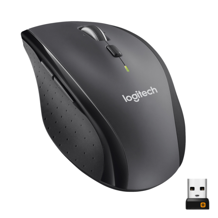 Logitech Marathon M705 Wireless Mouse, RF Wireless, Alkaline, Charcoal Logitech Marathon M705 Wireless Mouse, RF Wireless, Alkaline, Charcoal