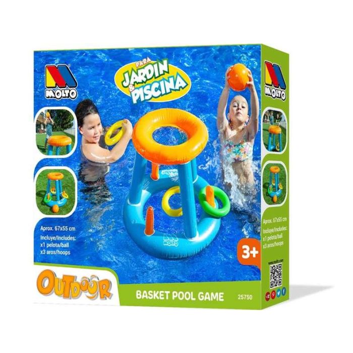 Canasta basket hinchable para piscina Canasta basket hinchable para piscina