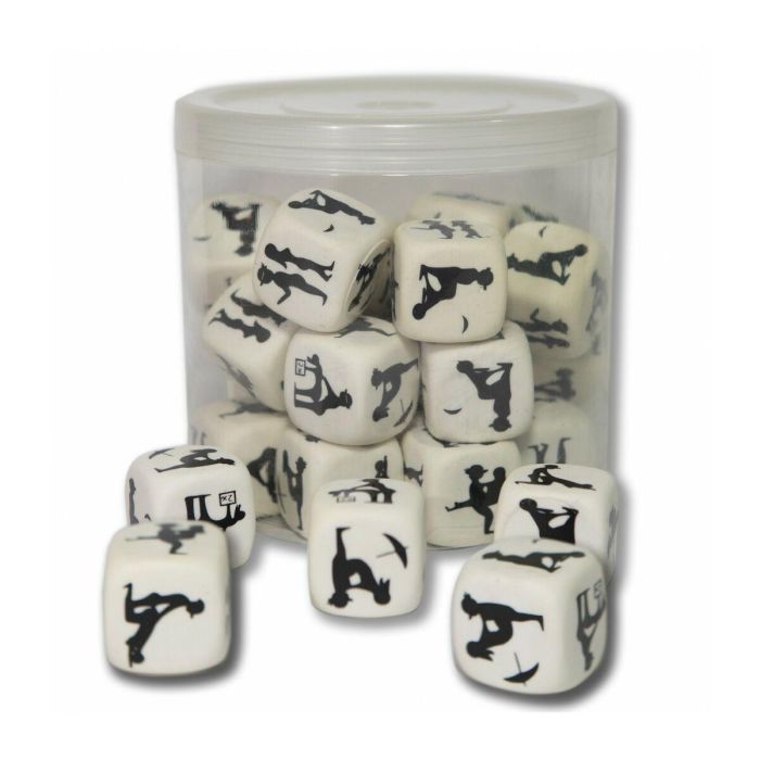 Juego De Dados Erótico Divertysex Blanco 25 Unidades Juego De Dados Erótico Divertysex Blanco 25 Unidades