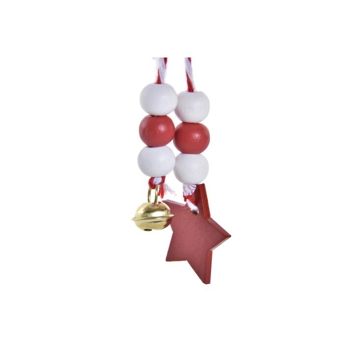 DKD Home Decor Colgante Decoración Navidad Tradicional Estrella Rojo y Verde de MDF y Purpurina (Pack de 24 Unidades) 2 DKD Home Decor Colgante Decoración Navidad Tradicional Estrella Rojo y Verde de MDF y Purpurina (Pack de 24 Unidades) 2
