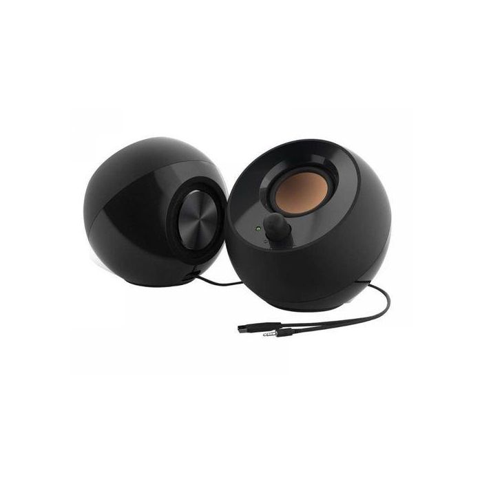 ALTAVOCES CREATIVE PEBBLE 2.0 JACK3.5MM NEGRO