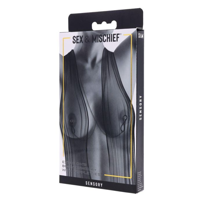 Cadena Con Pinzas Para Pezones Sportsheets Sex and Mischief 10 Cadena Con Pinzas Para Pezones Sportsheets Sex and Mischief 10