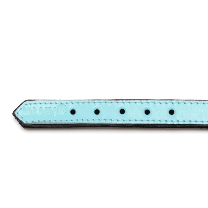 Collar Piel Acolchado 40 cm X 20 mm Azul 3 Collar Piel Acolchado 40 cm X 20 mm Azul 3