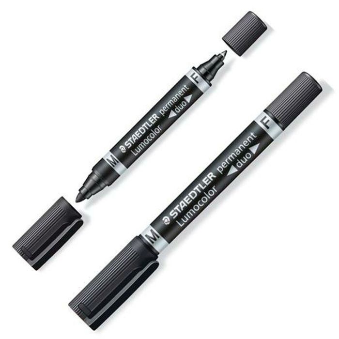 Rotulador permanente Staedtler Lumocolor 348-9 Negro (10 Unidades) 1