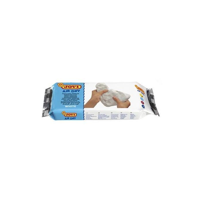 Jovi Air Dry Pastilla De Pasta Modelar Endurece Al Aire 500 gr Blanca