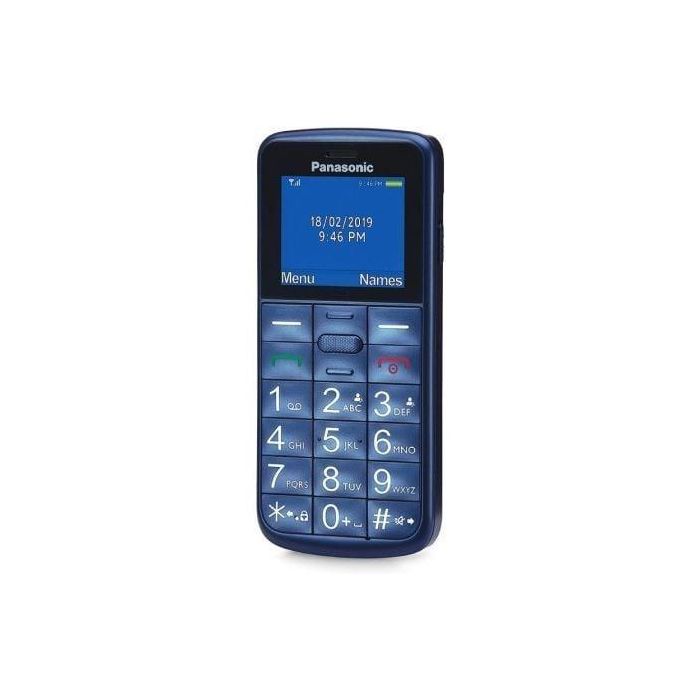 Teléfono Móvil para Mayores Panasonic KX-TU110EX 1,77" TFT Bluetooth LED Azul 1 Teléfono Móvil para Mayores Panasonic KX-TU110EX 1,77" TFT Bluetooth LED Azul 1